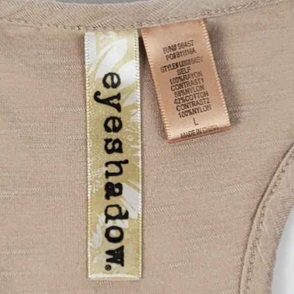 Eyeshadow Floral Lace Ruffled Racer‎ Back Tank Top - Picture 6 of 8